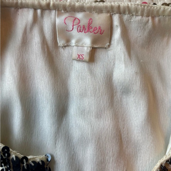 Sequin silk cropped evening jacket size XS - Picture 4 of 12